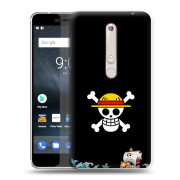Пластиковый чехол на Nokia 6.1 с принтом One Piece Ван Пис Пластиковый чехол на Nokia 6.1 с принтом One Piece Ван Пис