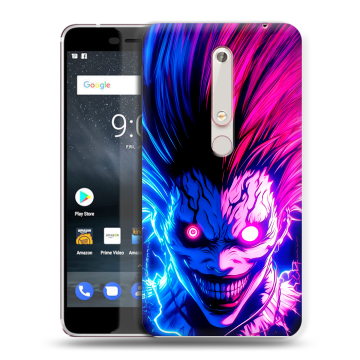 Пластиковый чехол на Nokia 6.1 с принтом Death note Тетрадь смерти