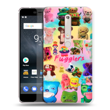 Пластиковый чехол на Nokia 6.1 с принтом Флагер Fuggler