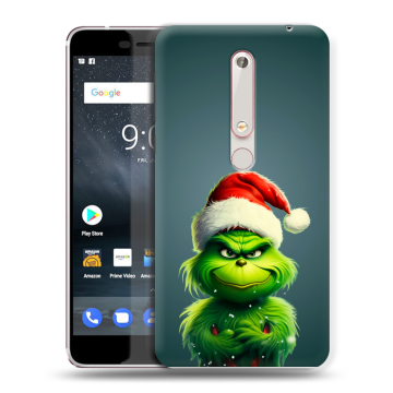 Пластиковый чехол на Nokia 6.1 с принтом Новый год