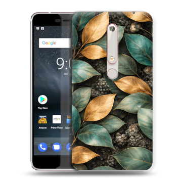Пластиковый чехол на Nokia 6.1 с принтом женский Пластиковый чехол на Nokia 6.1 с принтом женский