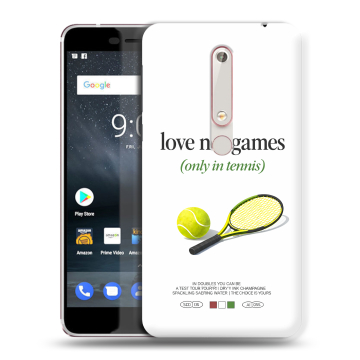 Пластиковый чехол на Nokia 6.1 с принтом для девочек