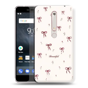 Пластиковый чехол на Nokia 6.1 с принтом для девочек