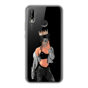 Силиконовый чехол на Huawei P20 Lite с принтом Женские принты Силиконовый чехол на Huawei P20 Lite с принтом Женские принты