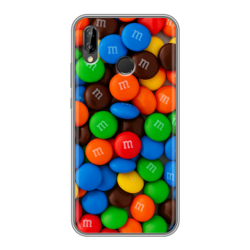 Силиконовый чехол на Huawei P20 Lite с принтом Конфеты Силиконовый чехол на Huawei P20 Lite с принтом Конфеты