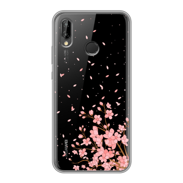 Силиконовый чехол на Huawei P20 Lite с принтом Ветка сакуры Силиконовый чехол на Huawei P20 Lite с принтом Ветка сакуры