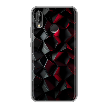 Силиконовый чехол на Huawei P20 Lite с принтом Абстракция