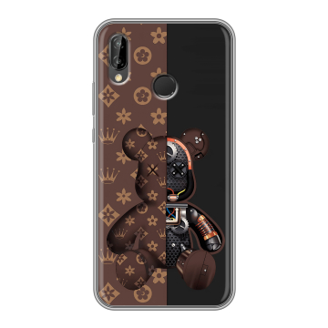 Силиконовый чехол на Huawei P20 Lite с принтом Луи робот
