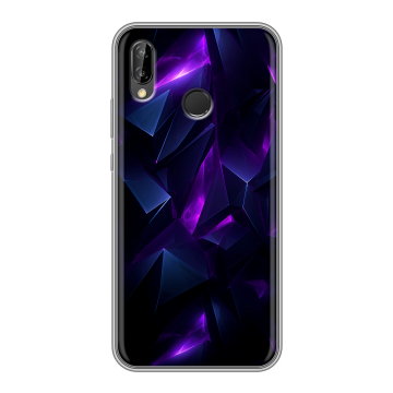 Силиконовый чехол на Huawei P20 Lite с принтом Абстракиция