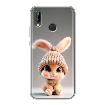 Силиконовый чехол на Huawei P20 Lite с принтом Кролик