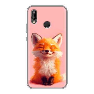 Силиконовый чехол на Huawei P20 Lite с принтом милая лиса