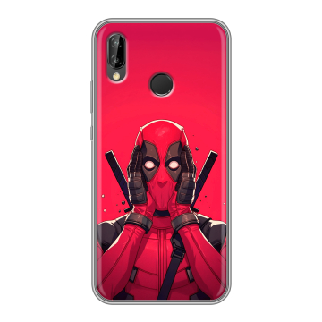 Силиконовый чехол на Huawei P20 Lite с принтом Дедпул Deadpool Силиконовый чехол на Huawei P20 Lite с принтом Дедпул Deadpool