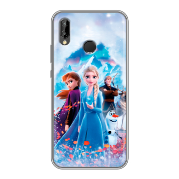 Силиконовый чехол на Huawei P20 Lite с принтом Холодное сердце Frozen Силиконовый чехол на Huawei P20 Lite с принтом Холодное сердце Frozen