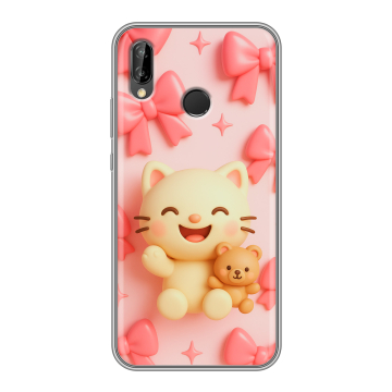 Силиконовый чехол на Huawei P20 Lite с принтом для девочек