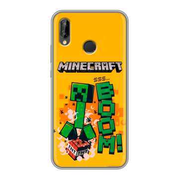 Силиконовый чехол на Huawei P20 Lite с принтом Майнкрафт Minecraft Силиконовый чехол на Huawei P20 Lite с принтом Майнкрафт Minecraft
