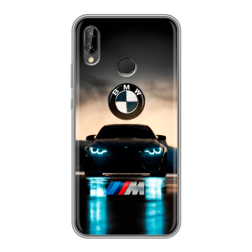 Силиконовый чехол на Huawei P20 Lite с принтом БМВ BMW