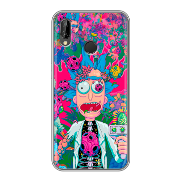 Силиконовый чехол на Huawei P20 Lite с принтом Рик и Морти Rick Morty Силиконовый чехол на Huawei P20 Lite с принтом Рик и Морти Rick Morty