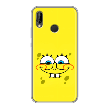 Силиконовый чехол на Huawei P20 Lite с принтом спанчбоб спанч боб Силиконовый чехол на Huawei P20 Lite с принтом спанчбоб спанч боб