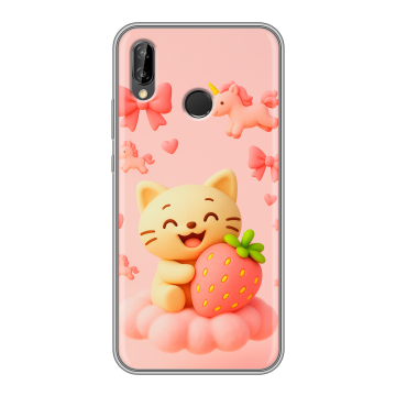 Силиконовый чехол на Huawei P20 Lite с принтом для девочек Силиконовый чехол на Huawei P20 Lite с принтом для девочек