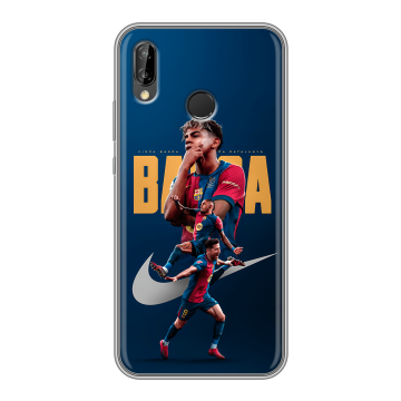 Силиконовый чехол на Huawei P20 Lite с принтом Барселона Barca Yamal Силиконовый чехол на Huawei P20 Lite с принтом Барселона Barca Yamal