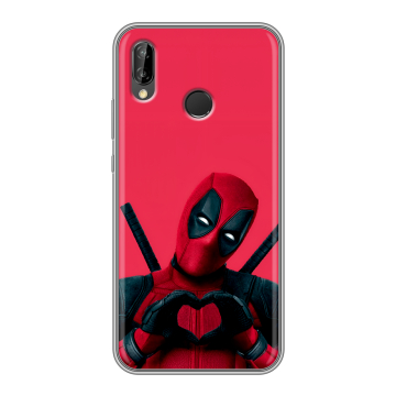 Силиконовый чехол на Huawei P20 Lite с принтом Дедпул Deadpool Силиконовый чехол на Huawei P20 Lite с принтом Дедпул Deadpool