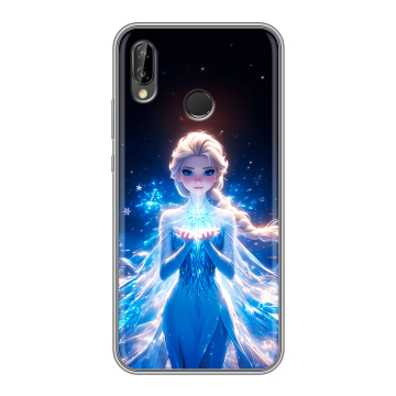 Силиконовый чехол на Huawei P20 Lite с принтом Холодное сердце Frozen Силиконовый чехол на Huawei P20 Lite с принтом Холодное сердце Frozen