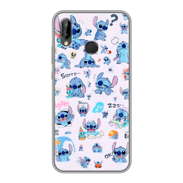 Силиконовый чехол на Huawei P20 Lite с принтом Лило и Стич Силиконовый чехол на Huawei P20 Lite с принтом Лило и Стич