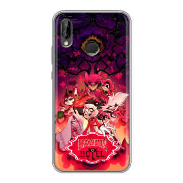 Силиконовый чехол на Huawei P20 Lite с принтом Hazbin Hotel Отель Хазбин Силиконовый чехол на Huawei P20 Lite с принтом Hazbin Hotel Отель Хазбин