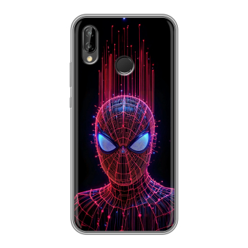 Силиконовый чехол на Huawei P20 Lite с принтом Spiderman Человек паук Силиконовый чехол на Huawei P20 Lite с принтом Spiderman Человек паук