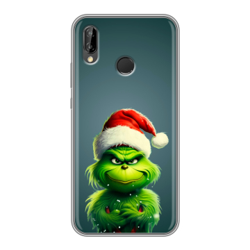 Силиконовый чехол на Huawei P20 Lite с принтом Новый год Силиконовый чехол на Huawei P20 Lite с принтом Новый год