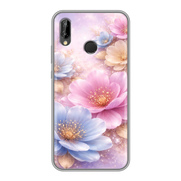 Силиконовый чехол на Huawei P20 Lite с принтом женский Силиконовый чехол на Huawei P20 Lite с принтом женский