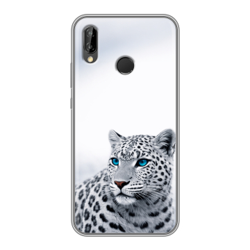 Силиконовый чехол на Huawei P20 Lite с принтом женский