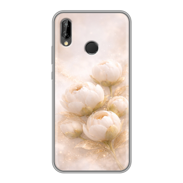 Силиконовый чехол на Huawei P20 Lite с принтом женский
