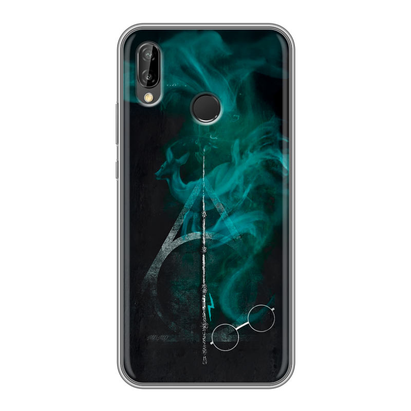 Силиконовый противоударный чехол на Huawei P20 Lite с принтом Гарри Поттер Harry Potter Силиконовый противоударный чехол на Huawei P20 Lite с принтом Гарри Поттер Harry Potter