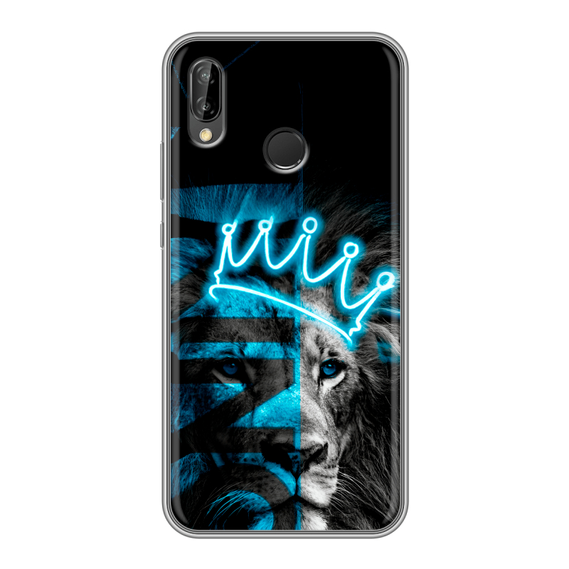 Силиконовый чехол на Huawei P20 Lite с принтом Король лев Силиконовый чехол на Huawei P20 Lite с принтом Король лев