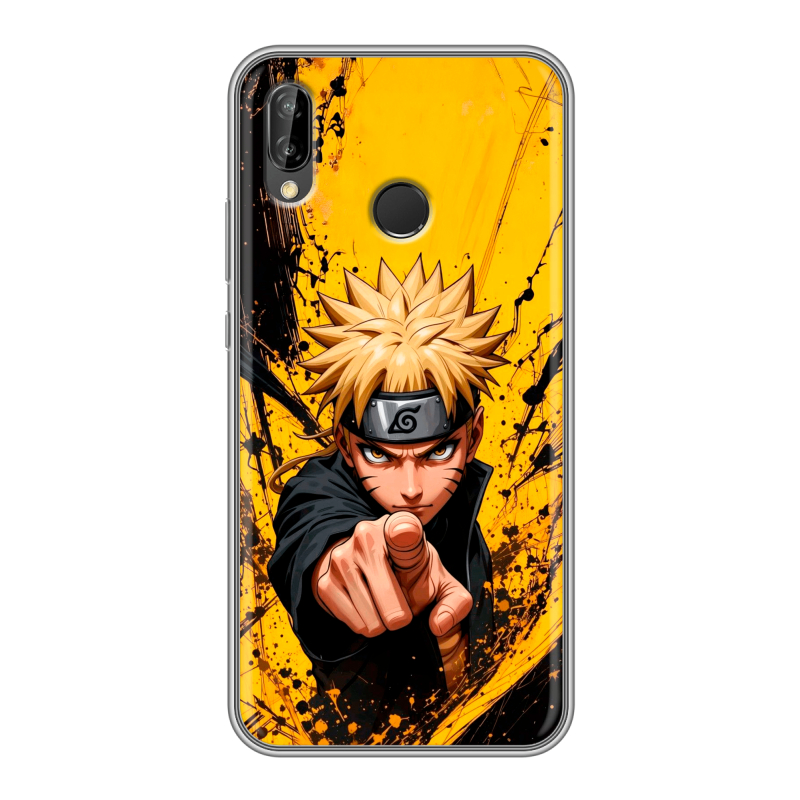 Силиконовый чехол на Huawei P20 Lite с принтом Naruto Наруто Силиконовый чехол на Huawei P20 Lite с принтом Naruto Наруто