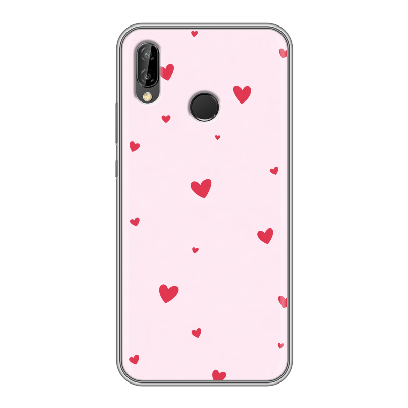 Силиконовый чехол на Huawei P20 Lite с принтом для девочек Силиконовый чехол на Huawei P20 Lite с принтом для девочек