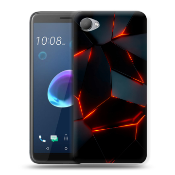 Силиконовый чехол на HTC Desire 12 с принтом Яркие абстракции Силиконовый чехол на HTC Desire 12 с принтом Яркие абстракции