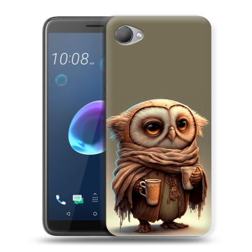 Силиконовый чехол на HTC Desire 12 с принтом Сова Силиконовый чехол на HTC Desire 12 с принтом Сова