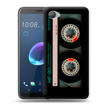 Силиконовый чехол на HTC Desire 12 с принтом Кассета