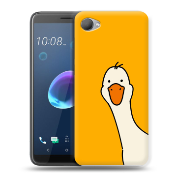 Силиконовый чехол на HTC Desire 12 с принтом Утка