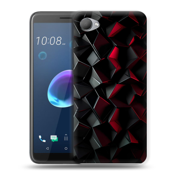 Силиконовый чехол на HTC Desire 12 с принтом Абстракция