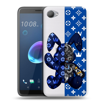 Силиконовый чехол на HTC Desire 12 с принтом Луи робот Силиконовый чехол на HTC Desire 12 с принтом Луи робот