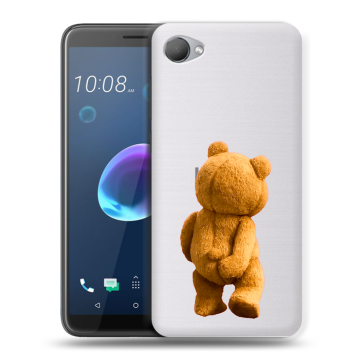 Силиконовый чехол на HTC Desire 12 с принтом Медведь