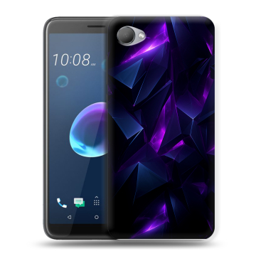 Силиконовый чехол на HTC Desire 12 с принтом Абстракиция