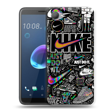 Силиконовый чехол на HTC Desire 12 с принтом Найк Силиконовый чехол на HTC Desire 12 с принтом Найк
