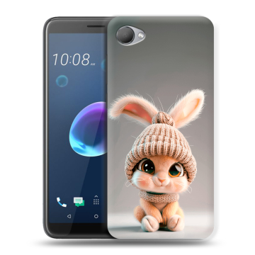 Силиконовый чехол на HTC Desire 12 с принтом Кролик Силиконовый чехол на HTC Desire 12 с принтом Кролик