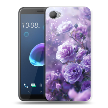 Силиконовый чехол на HTC Desire 12 с принтом Розы цветы Силиконовый чехол на HTC Desire 12 с принтом Розы цветы