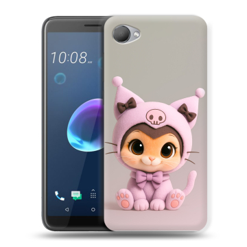 Силиконовый чехол на HTC Desire 12 с принтом Куроми Kuromi 