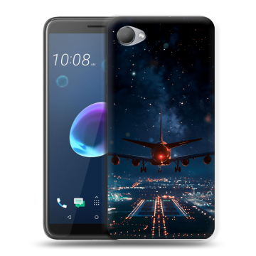 Силиконовый чехол на HTC Desire 12 с принтом самолет Силиконовый чехол на HTC Desire 12 с принтом самолет